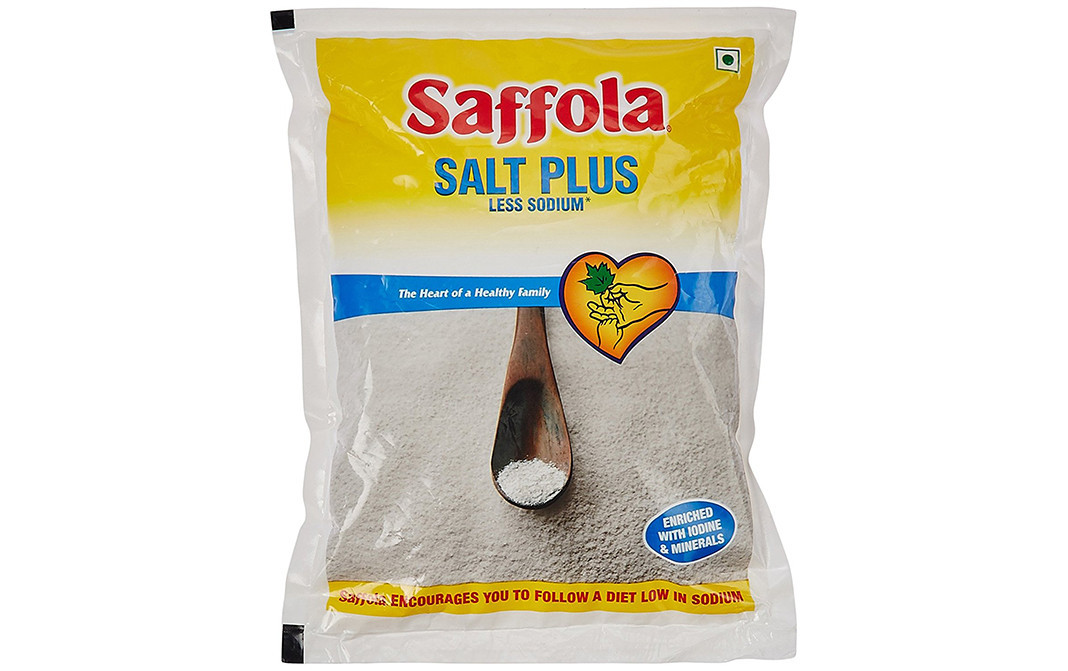 Saffola Salt Plus Less Sodium   Pack  1 kilogram